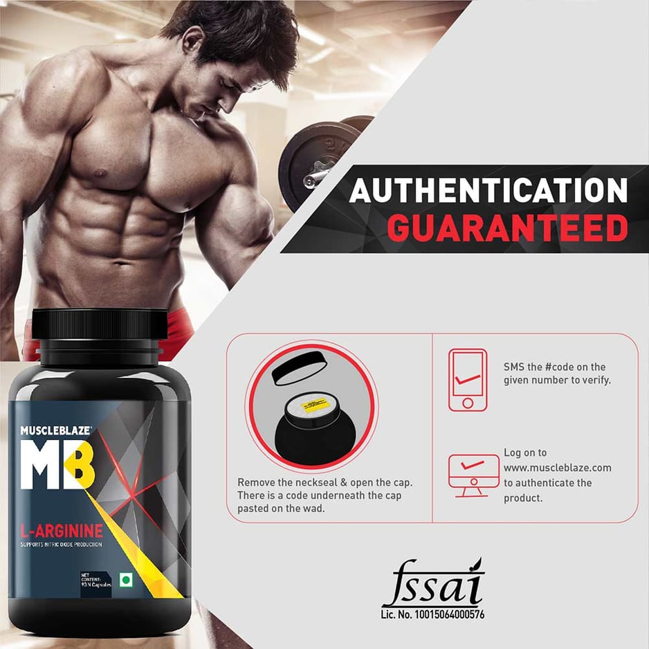 MuscleBlaze L-Arginine 90 capsules