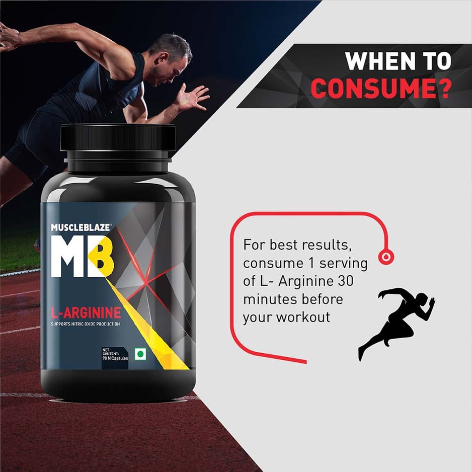 MuscleBlaze L-Arginine 90 capsules