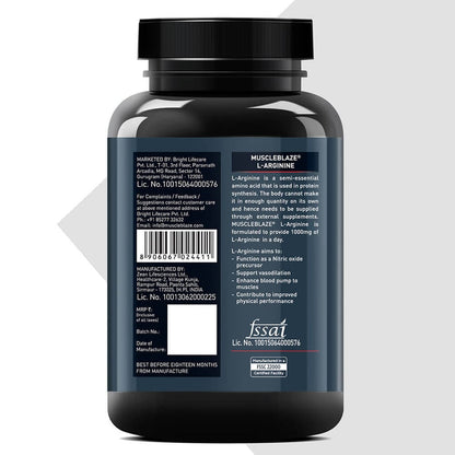MuscleBlaze L-Arginine 90 capsules