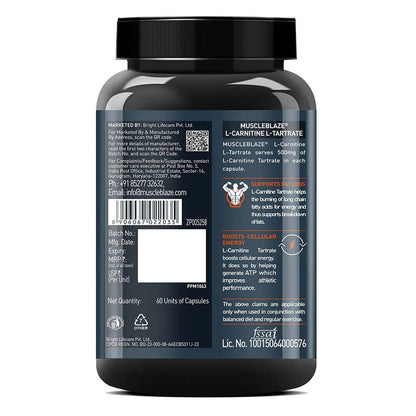MuscleBlaze L-Carnitine L-Tartrate