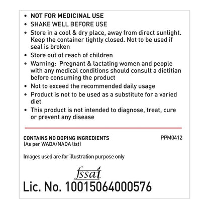 MuscleBlaze Liquid L-Carnitine 1100mg Tangy Orange