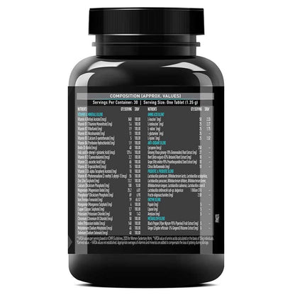 MuscleBlaze MB-VITE Daily Multivitamin, for Enhanced Energy, Stamina & Gut Health 30 tablet(s)