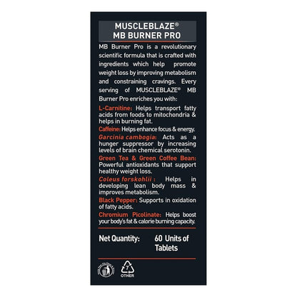 MuscleBlaze MB Fat Burner PRO