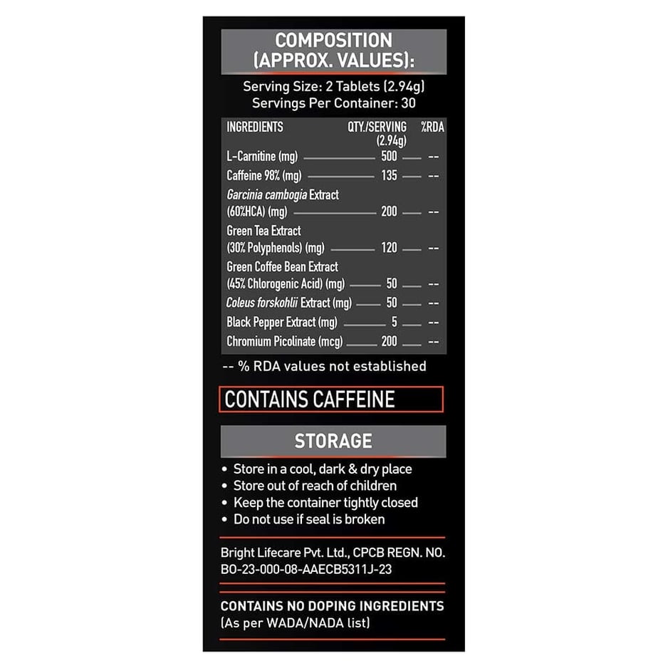 MuscleBlaze MB Fat Burner PRO