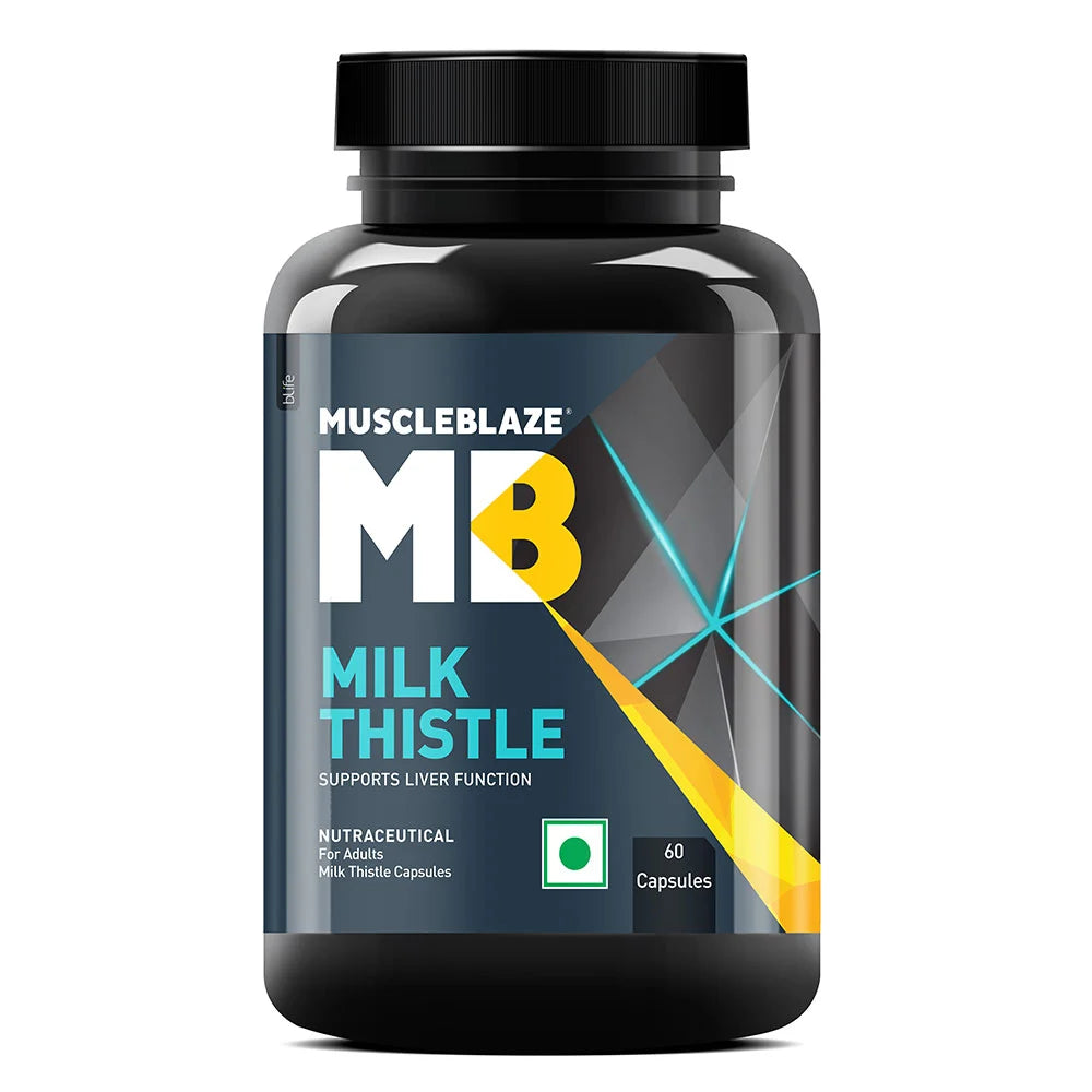 MuscleBlaze Milk Thistle 60 capsules