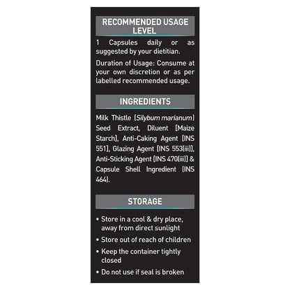 MuscleBlaze Milk Thistle 60 capsules