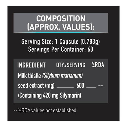 MuscleBlaze Milk Thistle 60 capsules