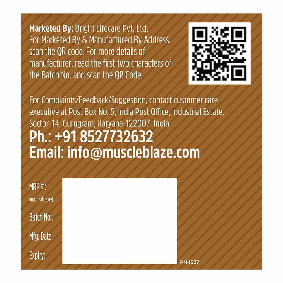MuscleBlaze Protein Bar (20 gm Protein)  Choco Almond