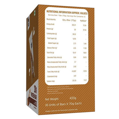 MuscleBlaze Protein Bar (20 gm Protein)  Choco Almond