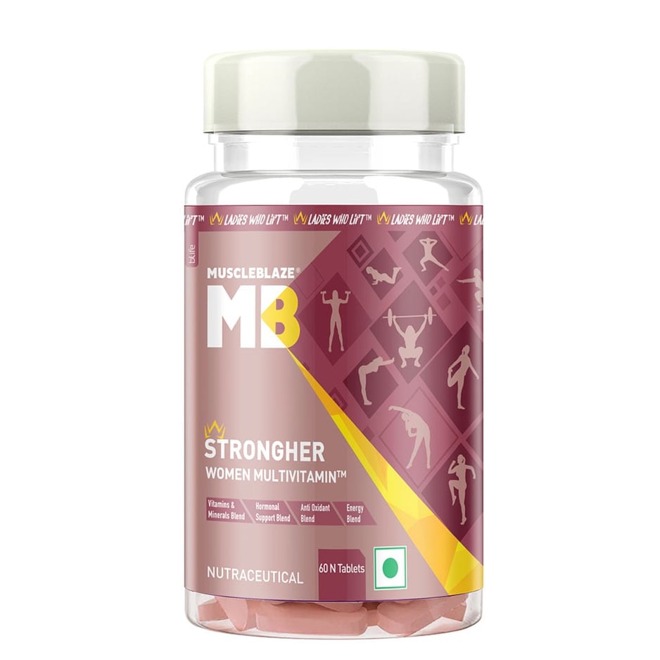 MuscleBlaze StrongHer Women Multivitamin for Energy & Stamina 60 tablet(s)