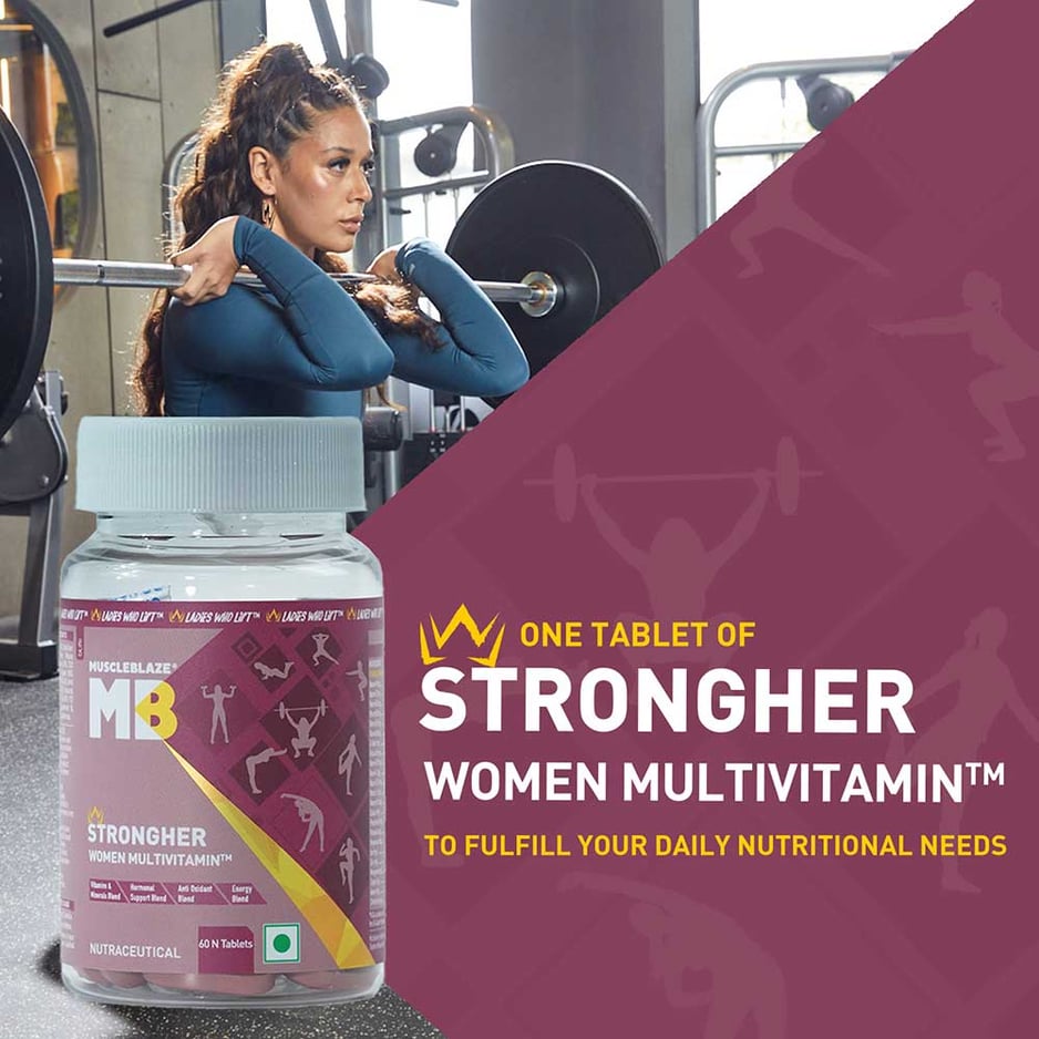 MuscleBlaze StrongHer Women Multivitamin for Energy & Stamina 60 tablet(s)