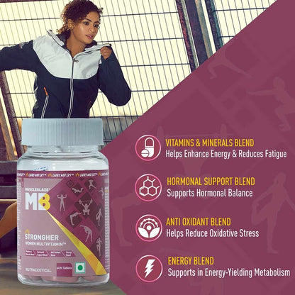 MuscleBlaze StrongHer Women Multivitamin for Energy & Stamina 60 tablet(s)