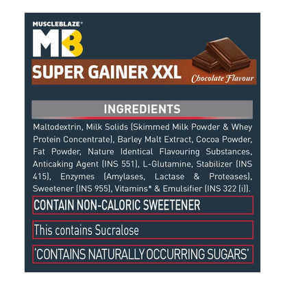 MuscleBlaze Super Gainer XXL Weight Gainer Banana