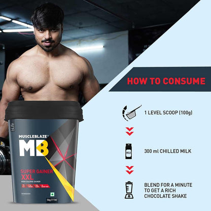 MuscleBlaze Super Gainer XXL Weight Gainer Banana