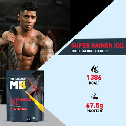MuscleBlaze Super Gainer XXL Weight Gainer Choco Caramel