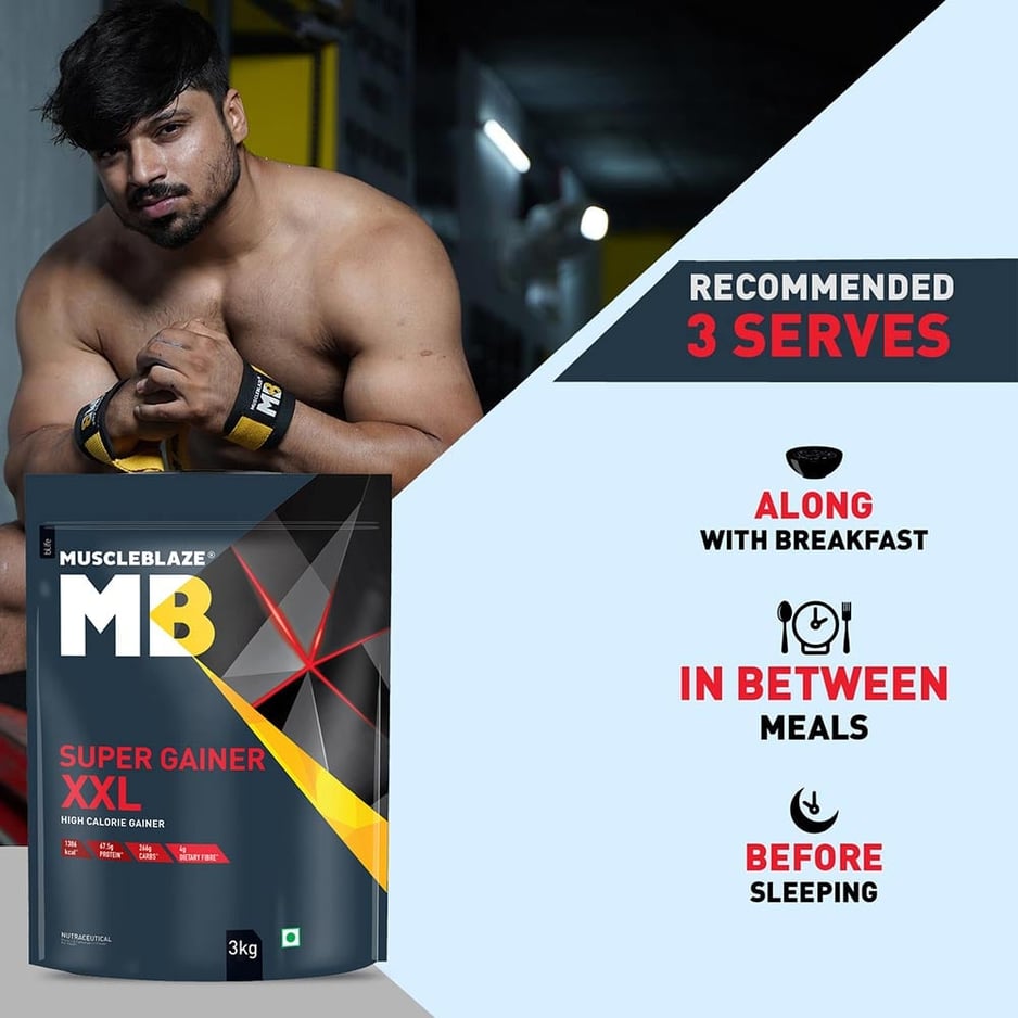 MuscleBlaze Super Gainer XXL Weight Gainer Chocolate