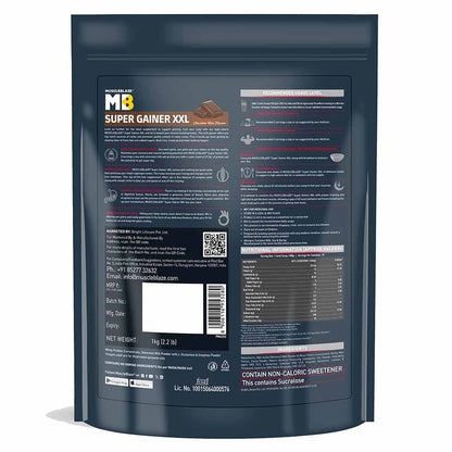MuscleBlaze Super Gainer XXL Weight Gainer Chocolate Bliss