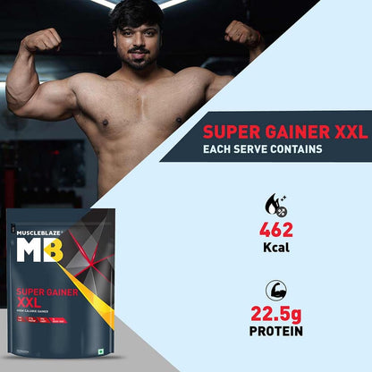 MuscleBlaze Super Gainer XXL Weight Gainer Cookies & Cream
