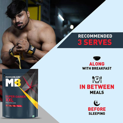 MuscleBlaze Super Gainer XXL Weight Gainer Cookies & Cream