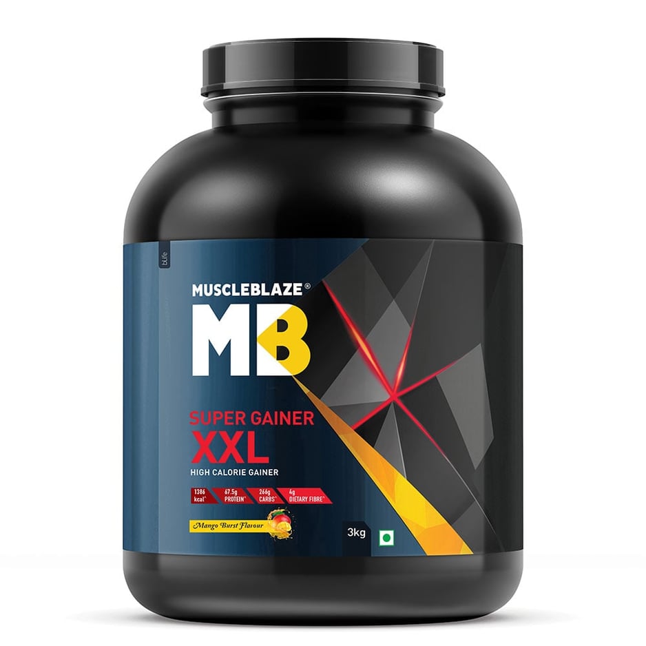 MuscleBlaze Super Gainer XXL Weight Gainer Mango Burst