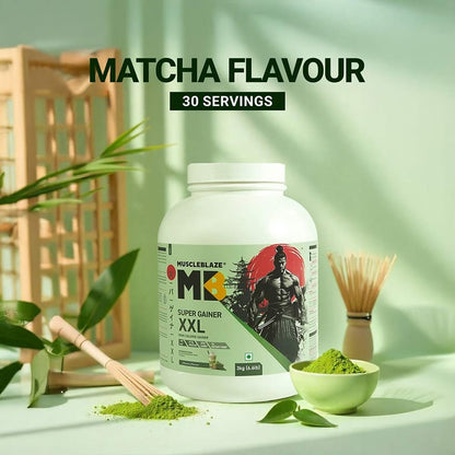 MuscleBlaze Super Gainer XXL Weight Gainer Matcha