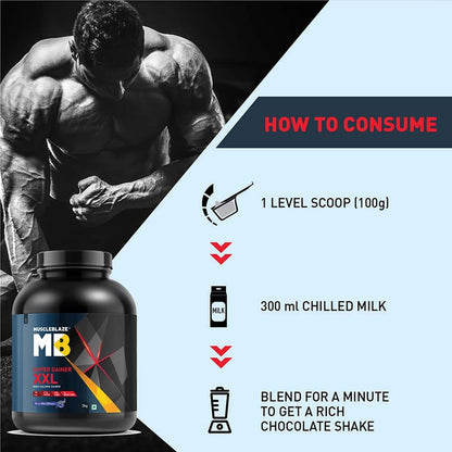 MuscleBlaze Super Gainer XXL Weight Gainer Berry Blast