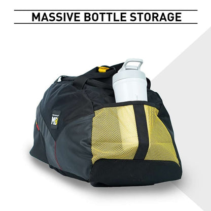 MuscleBlaze Training Bag with Shoe Compartment Black 45 L
