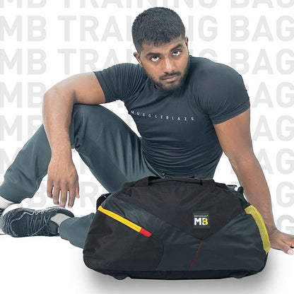 MuscleBlaze Training Bag with Shoe Compartment Black 45 L