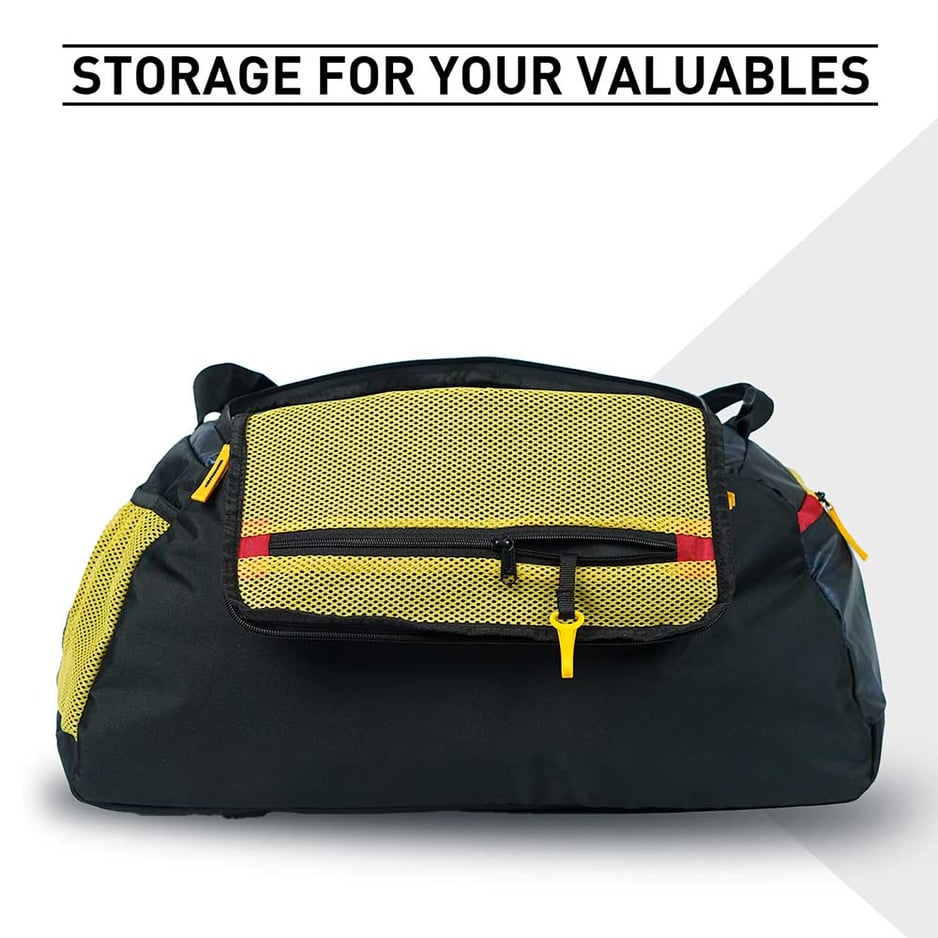 MuscleBlaze Training Bag with Shoe Compartment Camo Navy 45L