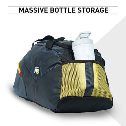 MuscleBlaze Training Bag with Shoe Compartment Camo Navy 45L