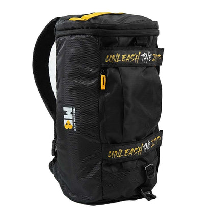 MuscleBlaze Hybrid Gym Bag (UNLEASH THE ZIDD) Black