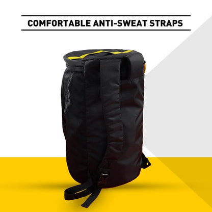 MuscleBlaze Hybrid Gym Bag (UNLEASH THE ZIDD) Black
