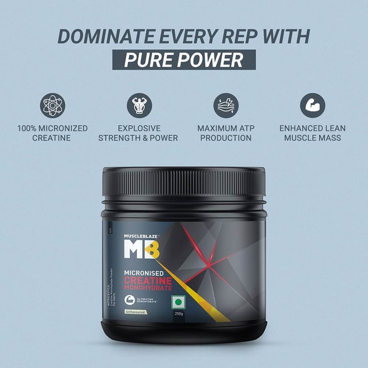 MuscleBlaze Micronised Creatine Monohydrate
