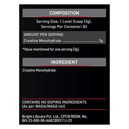 MuscleBlaze Micronised Creatine Monohydrate