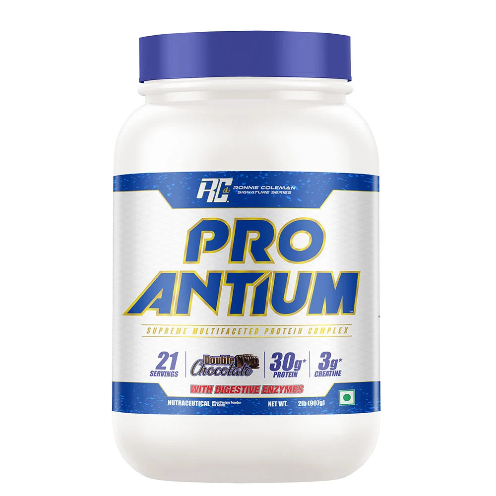 Whey Proteins Ronnie Coleman Pro-Antium Whey Protein, 910 g (2 lb), Double Chocolate